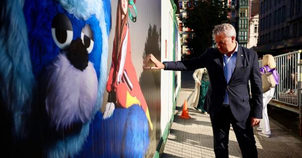 El proyecto "Arte Peatonal" combina arte y comercio en pleno corazón del Ensanche