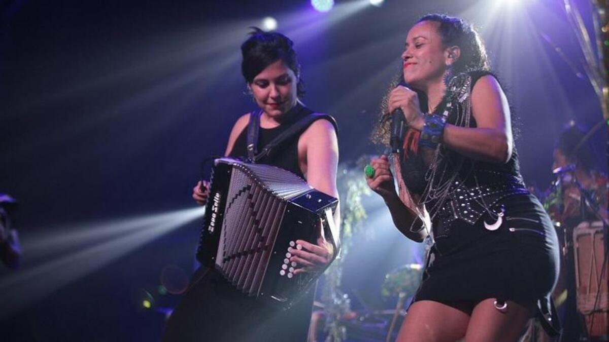 Ines Osinaga y La Yegros en Atlantikaldia