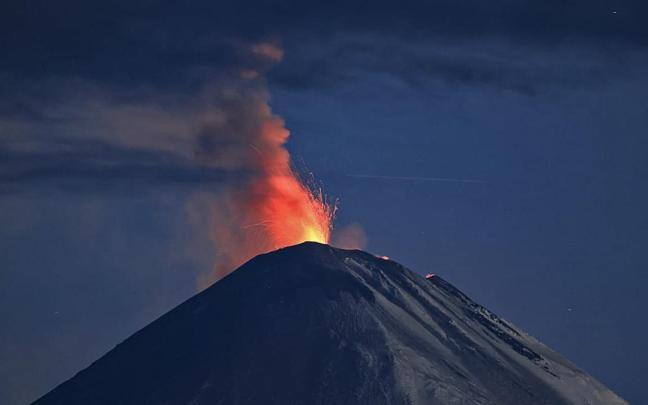 Un volcán