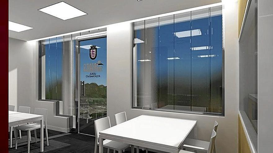 El aforo máximo de la nueva biblioteca será de 60 personas. | FOTOS: DEIA