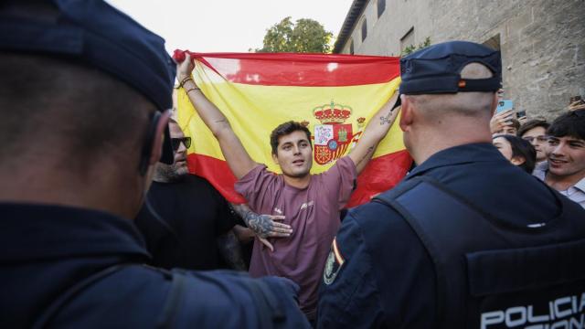 Vito Quiles, durante un acto celebrado en Granada.