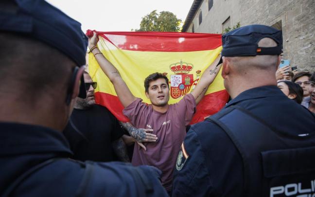 Vito Quiles, durante un acto celebrado en Granada.