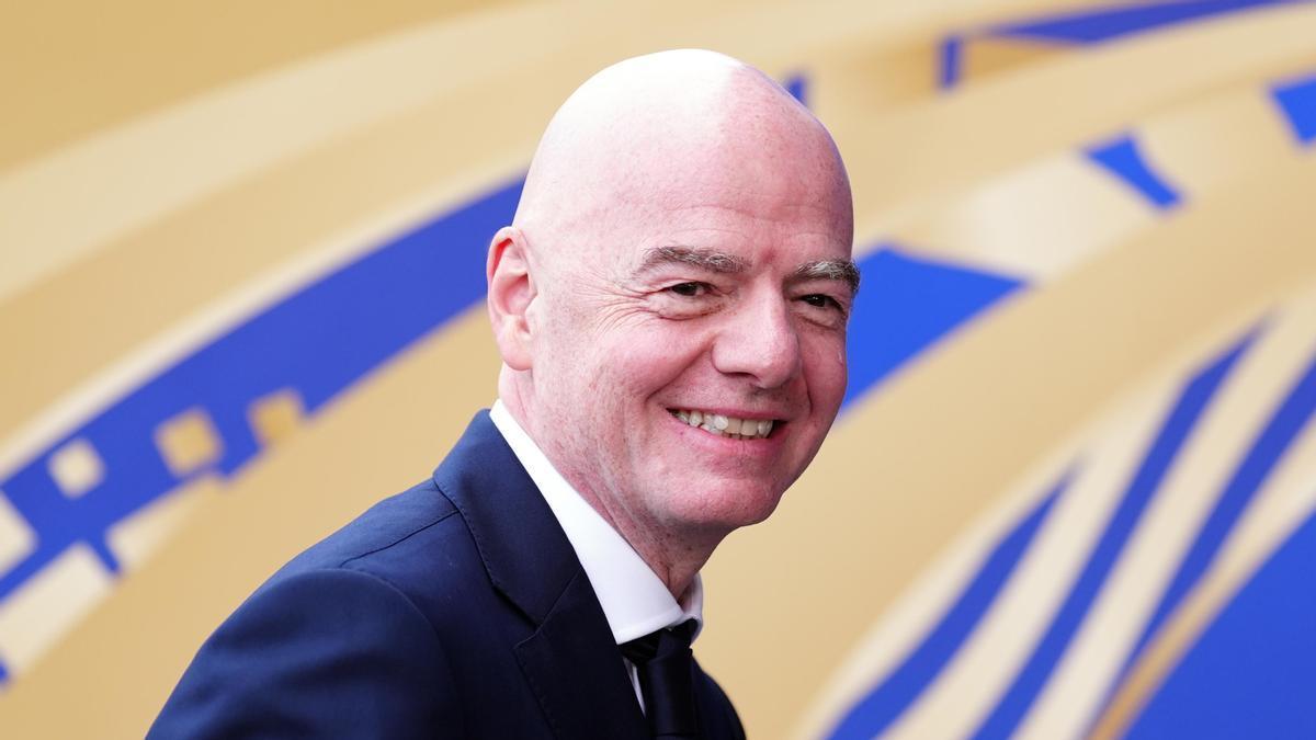 El presidente de la FIFA, Gianni Infantino.