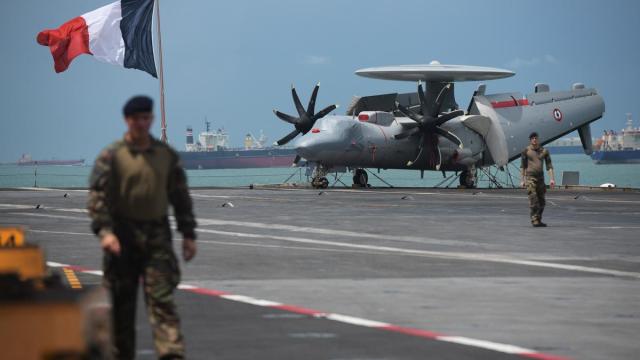El portaaviones francés ‘Charles de Gaulle’.