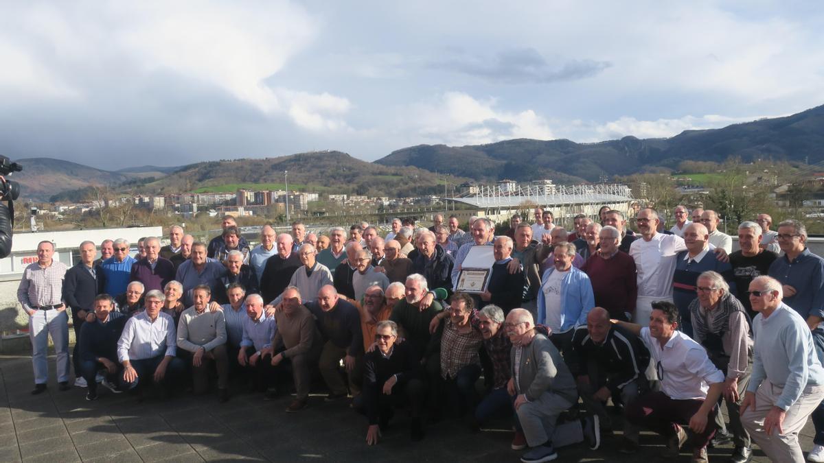 Foto de un encuentro anterior de la Asociación de Veteranos del Real Unión Club.