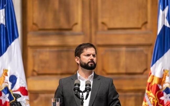 El presidente de Chile, Gabriel Boric.
