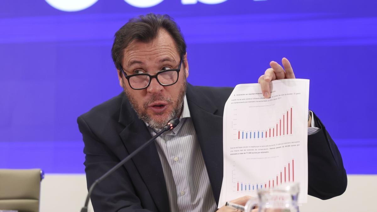 Óscar Puente, ministro de Transportes y Movilidad Sostenible.