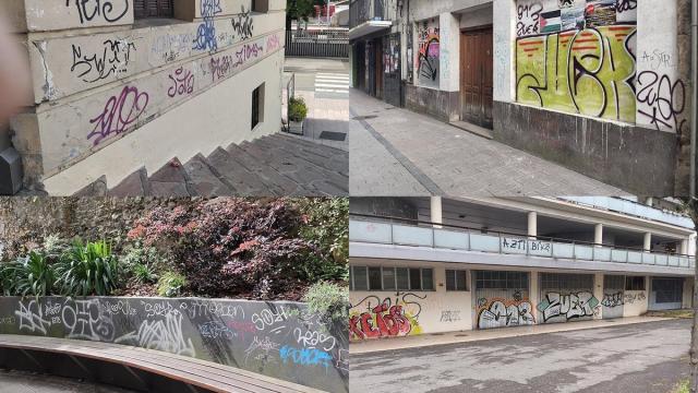 Pintadas registradas en Ordizia.