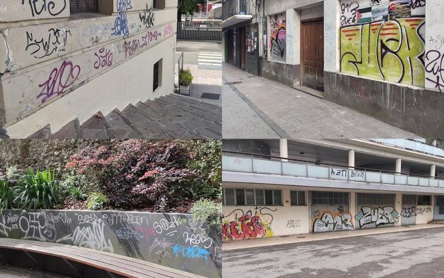Pintadas registradas en Ordizia.