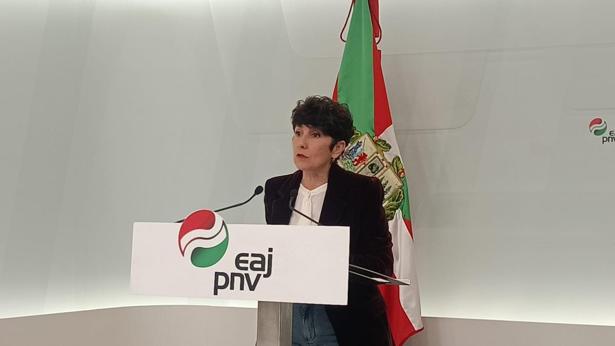 La portavoz del PNV en el Congreso de los Diputados, Maribel Vaquero.