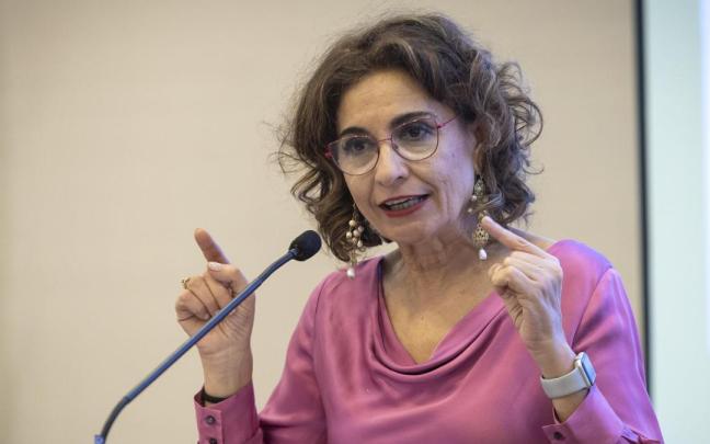 La ministra de Hacienda, María Jesús Montero.