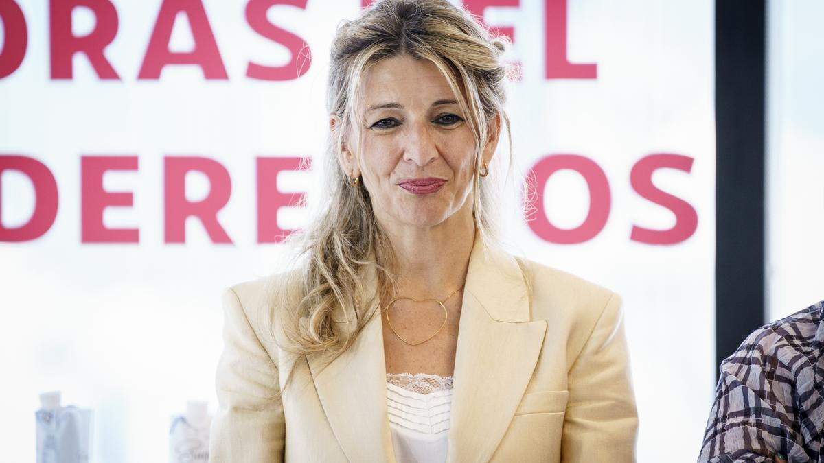 La vicepresidenta segunda y ministra de Trabajo y Economía Social, Yolanda Díaz,