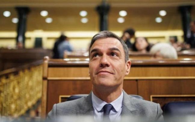 Pedro Sánchez, durante una sesión en el Congreso Pedro Sánchez, durante una sesión en el Congreso