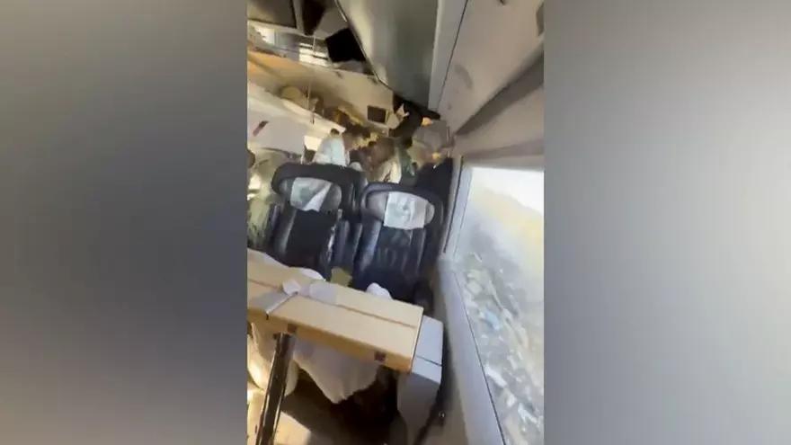 Imagen de los trenes accidentados en las inmediaciones de Urda (Toledo).