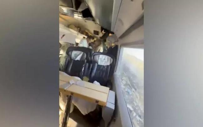 Imagen de los trenes accidentados en las inmediaciones de Urda (Toledo).