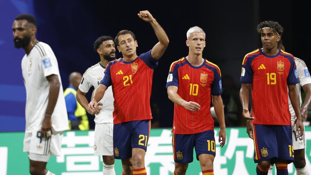 Mikel Oyarzabal está siendo una pieza clave en el rendimiento del equipo español en el Mundial.
