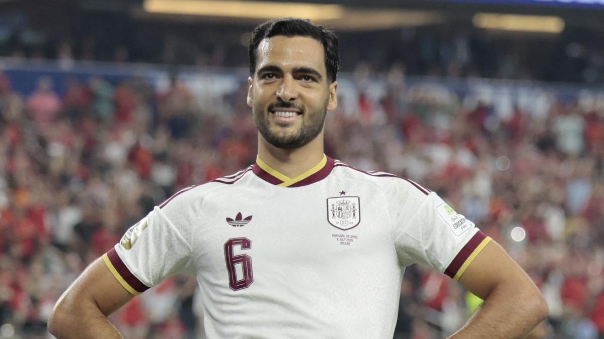 Mikel Merino, jugador del Arsenal y de la selección española