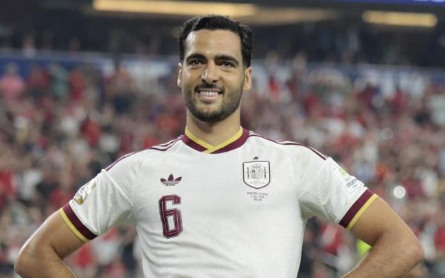 Mikel Merino, jugador del Arsenal y de la selección española
