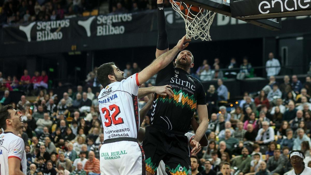 Jeff Withey, en el duelo reciente ante el Granada.