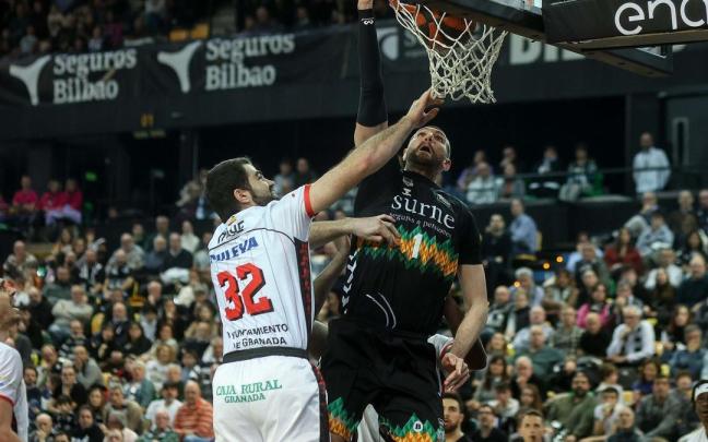Jeff Withey, en el duelo reciente ante el Granada.