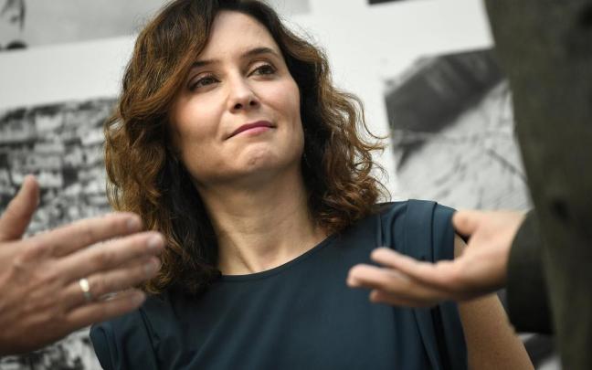 La presidenta de la Comunidad de Madrid, Isabel Díaz Ayuso