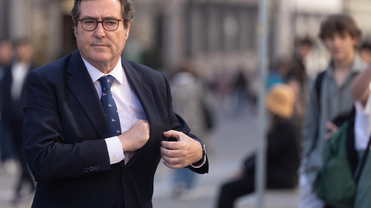 El presidente de CEOE, Antonio Garamendi.
