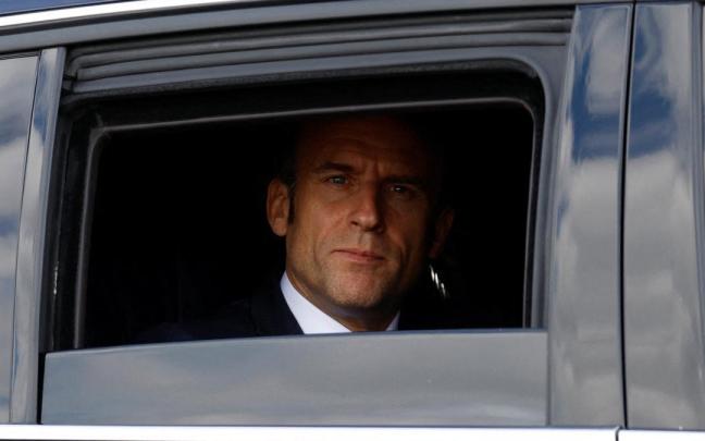 Emmanuel Macron en Vendôme.