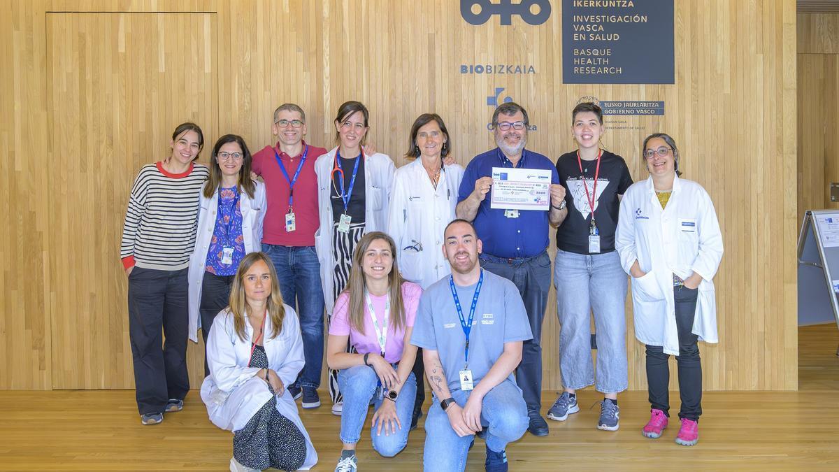 Equipo de investigación galardonado con la beca