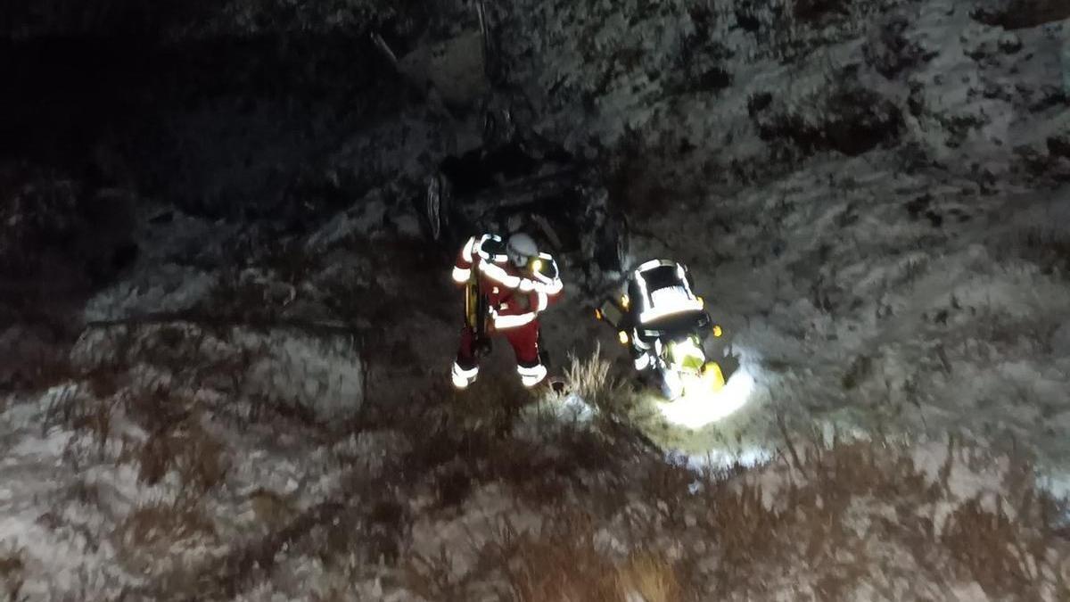 Imagen del rescate de los cuatro jóvenes fallecidos en Cantabria.