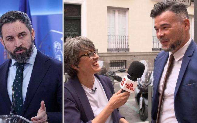 Thais Villas entrevista a Gabriel Rufián en 'El Intermedio'