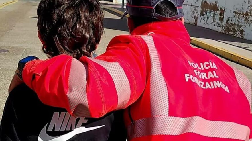 Imagen facilitada por la Policía Foral. Cedida. 