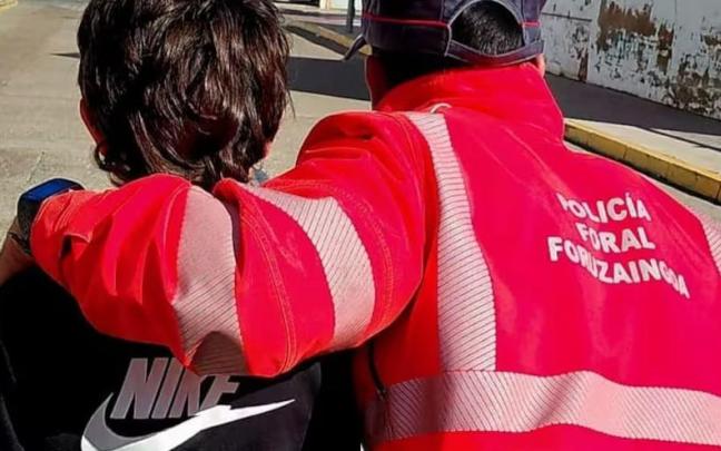Imagen facilitada por la Policía Foral. Cedida. 