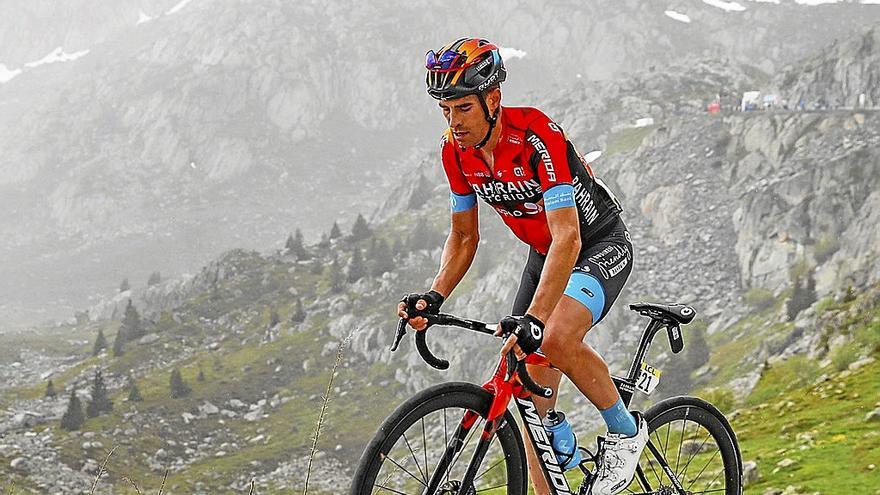 Mikel Landa, durante el Critérium du Dauphiné.