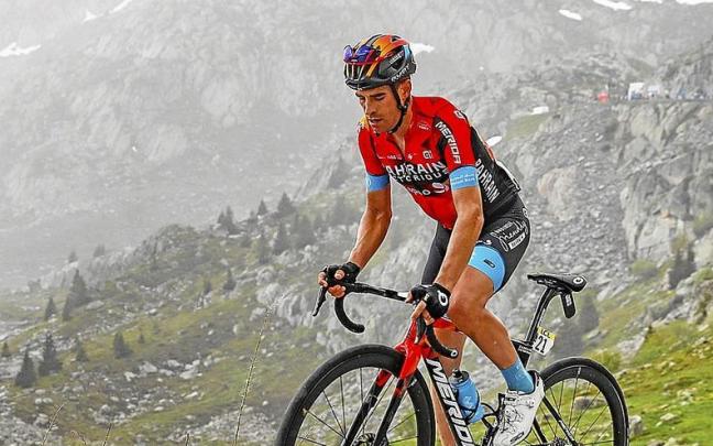 Mikel Landa, durante el Critérium du Dauphiné.