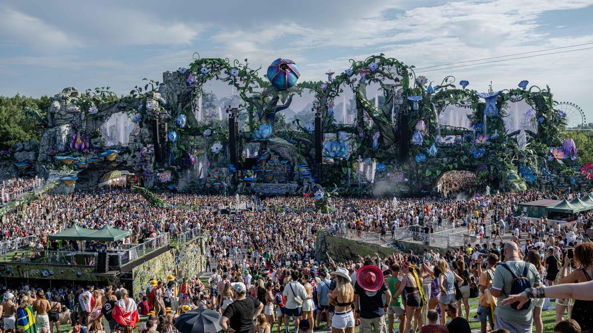 Festival de música electrónica Tomorrowland, celebrado anualmente en Boom, Bélgica