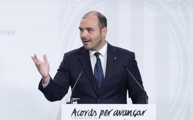 El Consejero de la Presidencia de la Generalitat catalana, Albert Dalmau Miranda