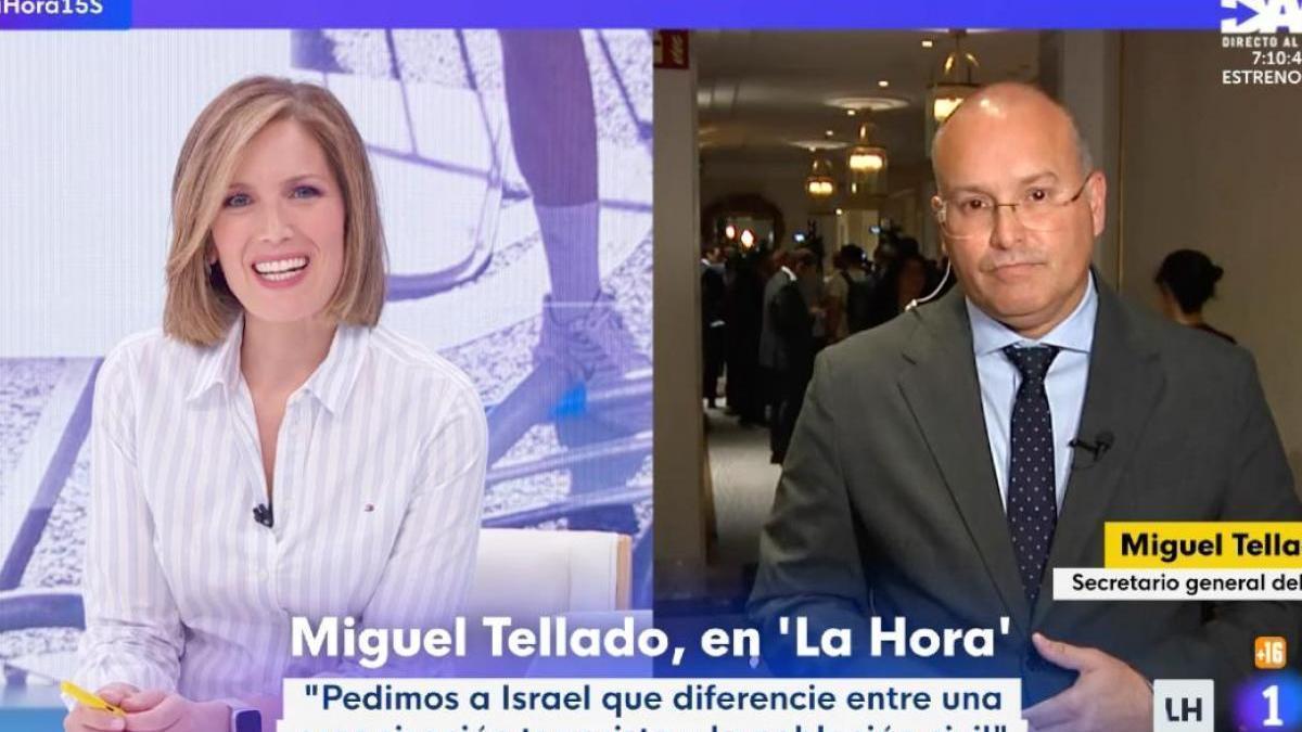 Silvia Intxaurrondo y Miguel Tellado