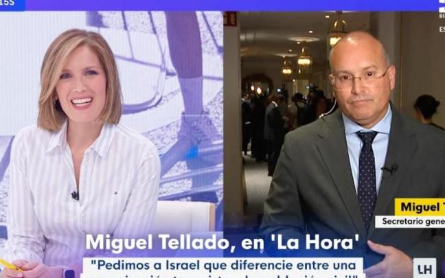 Silvia Intxaurrondo y Miguel Tellado