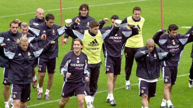 Integrantes del Real Madrid de 'Los Galácticos'.