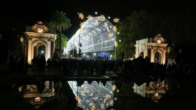 La Navidad encendida en Bilbao.