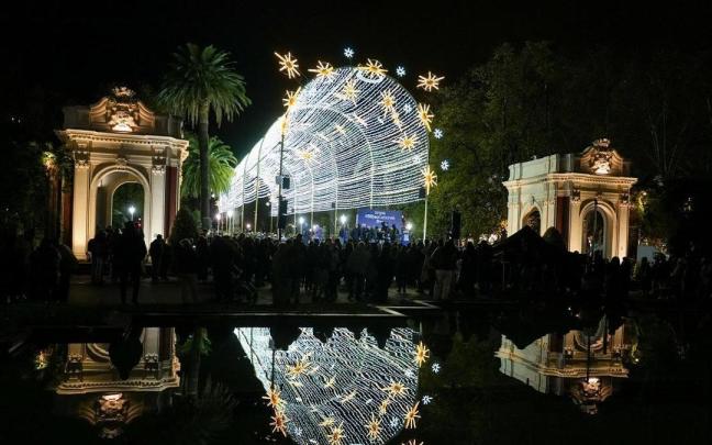 La Navidad encendida en Bilbao.