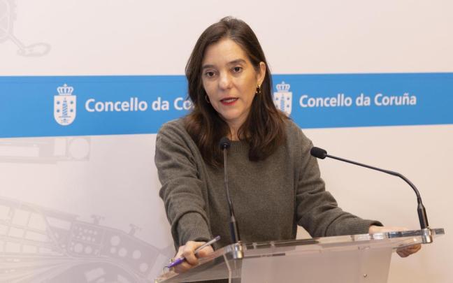 La alcaldesa de A Coruña, Inés Rey.