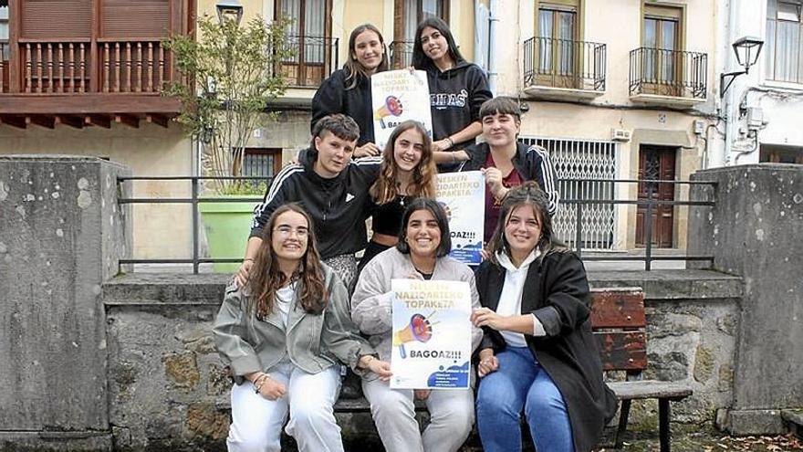 Participantes en el encuentro antes de partir a Polonia. | FOTO: A.D.