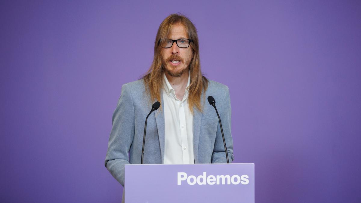 Pablo Fernández, portavoz de Podemos.