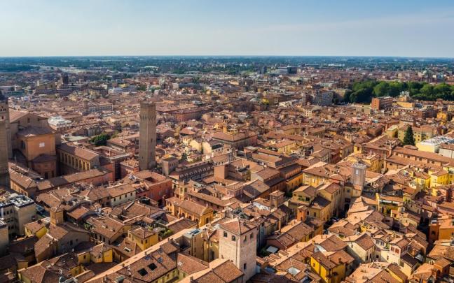 Vista de la ciudad de Bolonia, donde vive el hombre condenado.