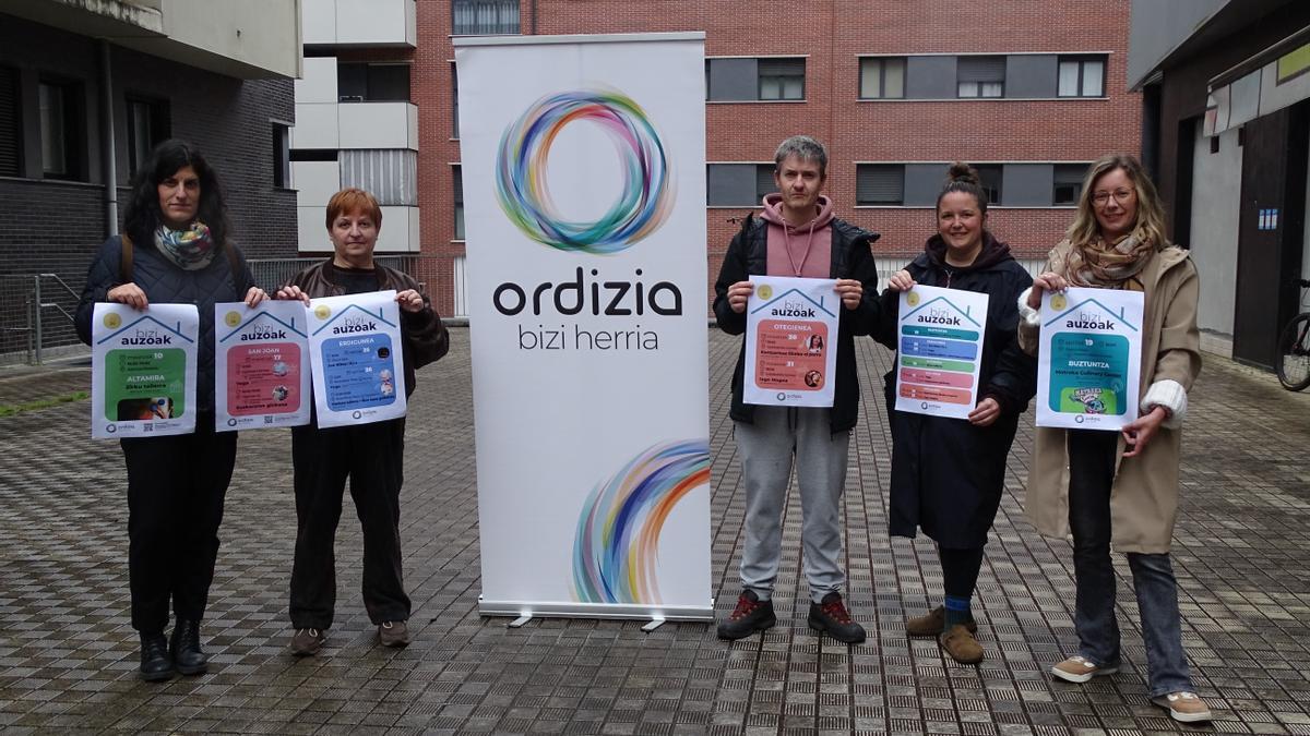 Presentación de la iniciativa 'Bizi Auzoak' de Ordizia.