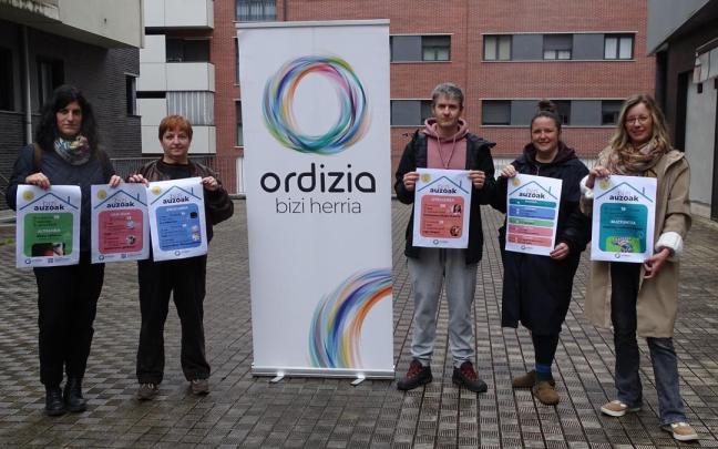 Presentación de la iniciativa 'Bizi Auzoak' de Ordizia.