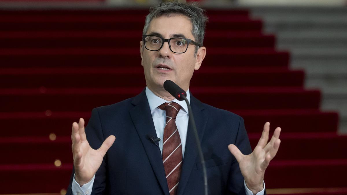 El ministro español de Justicia, Félix Bolaños, penúltimo objetivo del juez Peinado