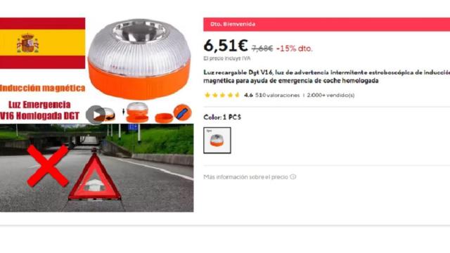 Una baliza V16 a la venta por un precio muy bajo. Una baliza V16 a la venta por un precio muy bajo.