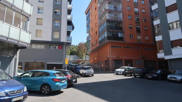 La calle Elkano de Zumarraga.